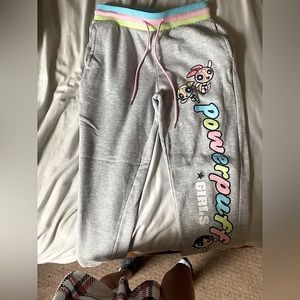 Power puff girls sweats from cartoon network size extra small in great condition